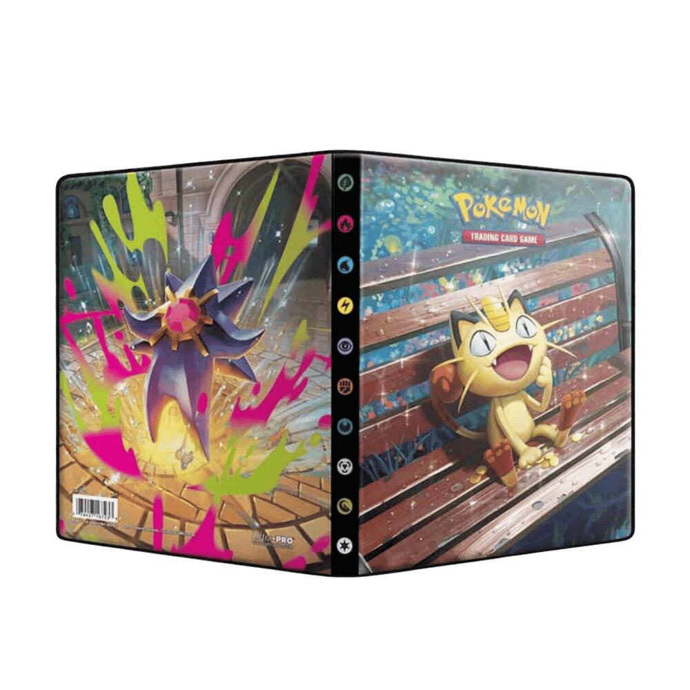 Pokemon Mega Evolution: Perfect Order - 4-Pocket Portfolio (Meowth and Mega Starmie) - Ultra Pro Storage Albums (ULTRAPROST)
