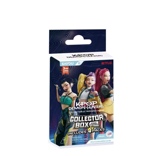 KPop Demon Hunters Collectible Cards: Special Mini Edition Collector Box (4 Packs)