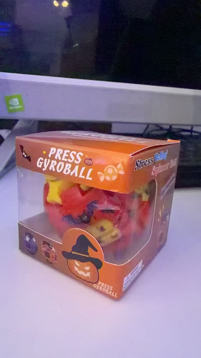 Halloween Press Gyroball Fidget Ball - Assorted