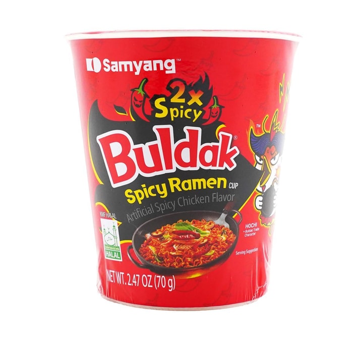 OCM SY 305351 Artificial Spicy Chicken Flavor Ramen 2X Spicy
