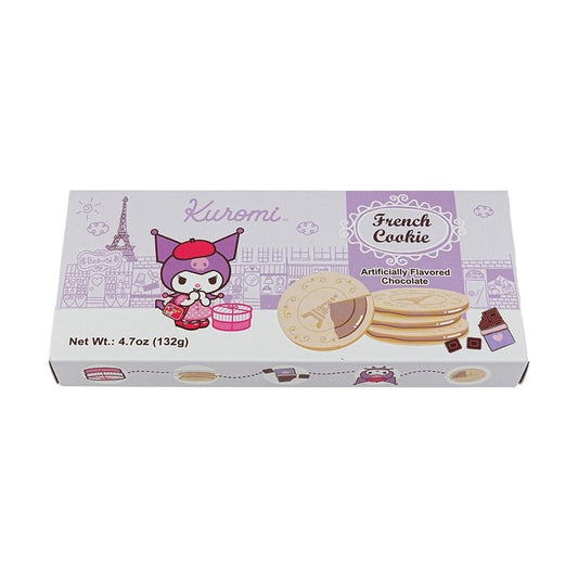 Sanrio Kuromi French Cookies - Chocolate 4.7oz