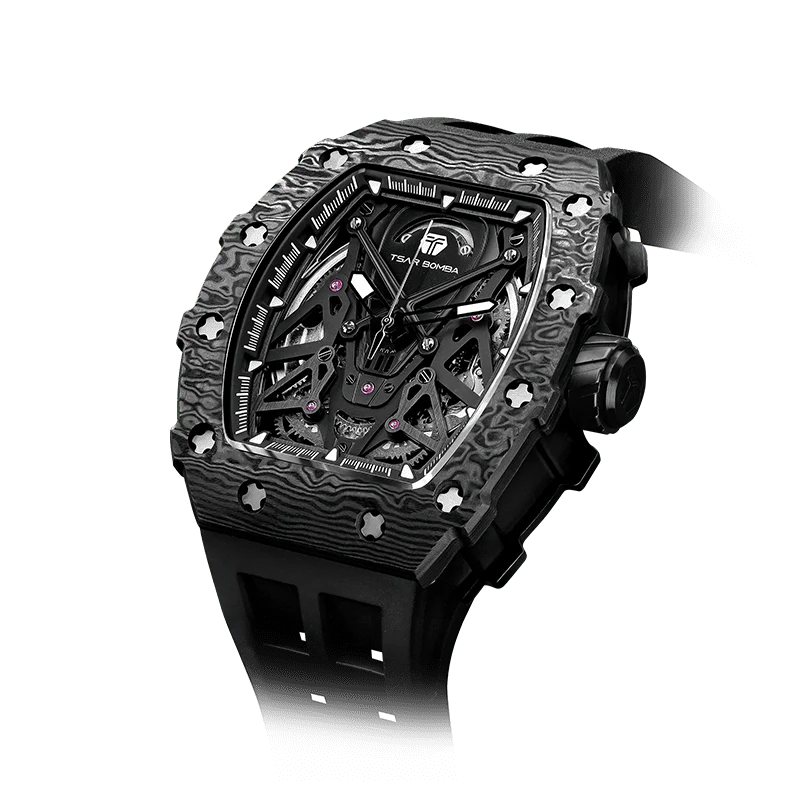 Tsar Bomba Elemental Series-Carbon Fiber Automatic Watch TB8207CF