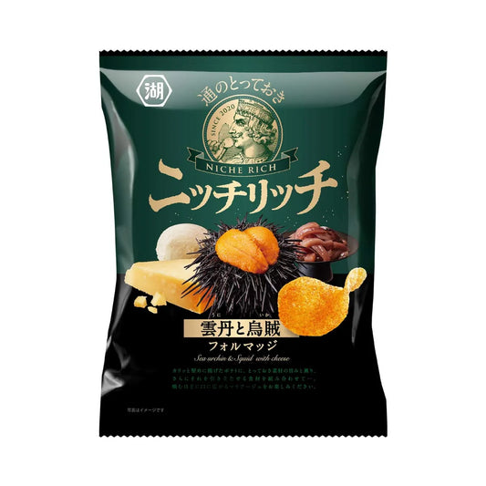 Koikeya Potato Chips Uni & Squid Flavor70g