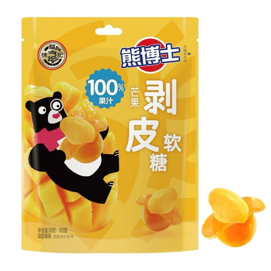 XFJ Dr. Bear Mango Peelable Juice Soft Candy