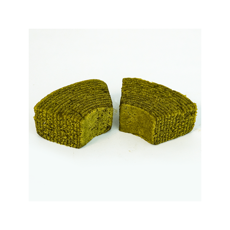 Uji Matcha Baumkuchen - Thick-Cut Japanese Cake, 8 Pieces, 7.05oz