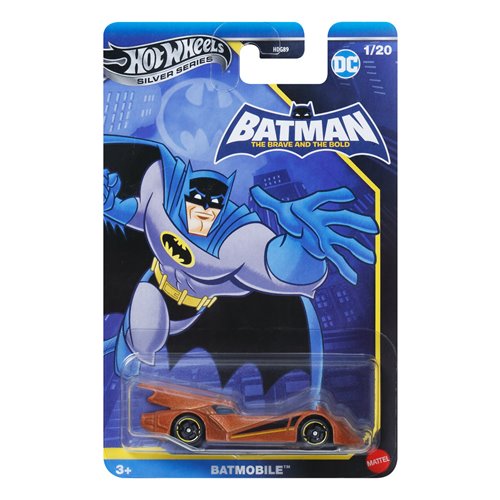Hot Wheels Batman The Brave and the Bold Silver Series Batmobile Diecast Car