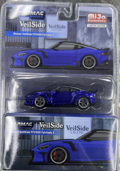 Tarmac Works Nissan VeilSide FFZ400 Fairlady Z 1:64 - Chrome Chase