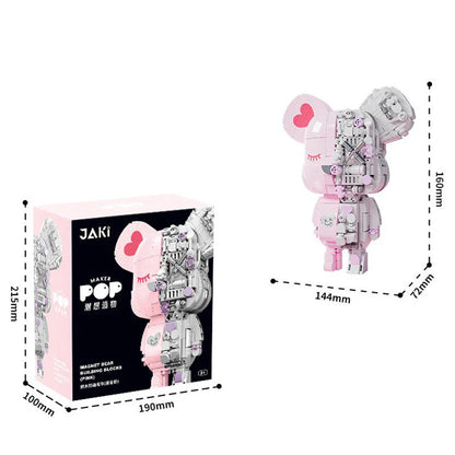 JAKI Magnetic Building Block Bear