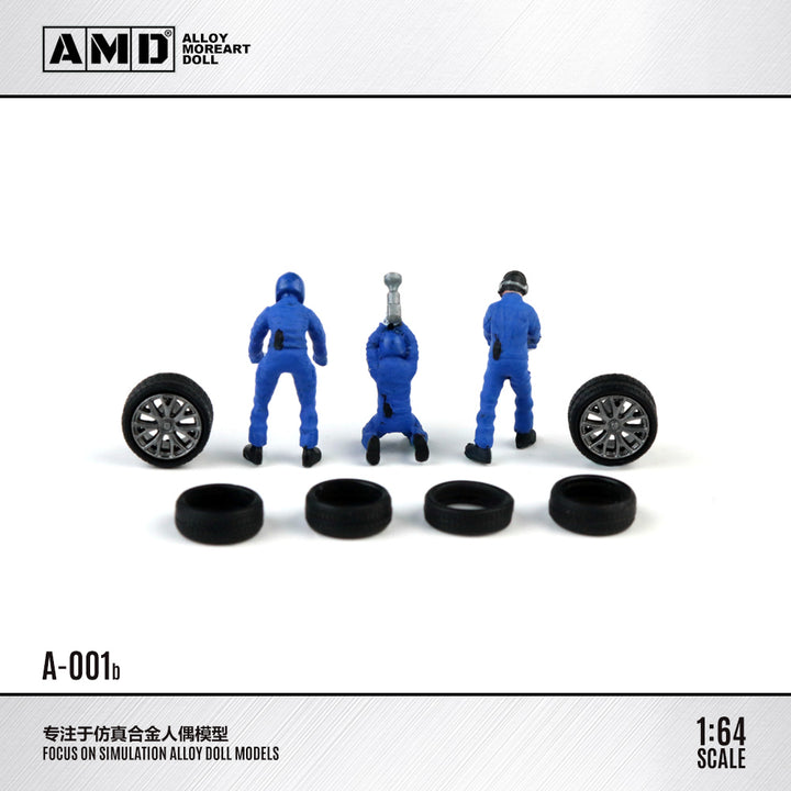 MoreArt DOLL 1:64 Car Repair Worker Doll