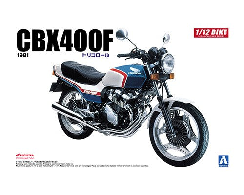 Asoshima 1/12 Honda CBX400F TRICOLOR