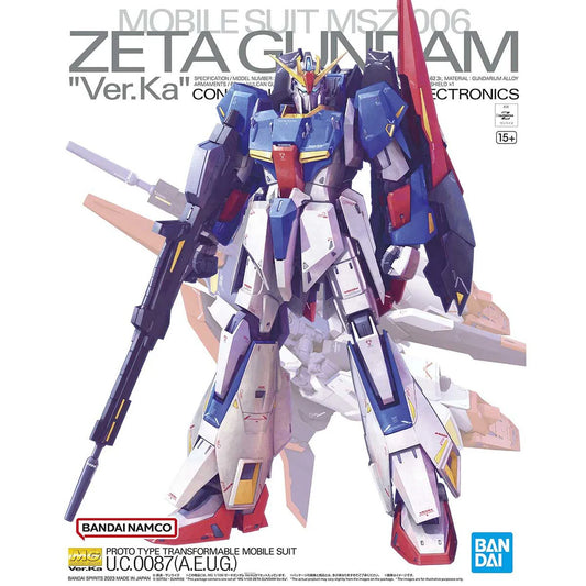 Bandai MG 1/100 MSZ-006 Zeta Gundam (Ver. Ka) Model Kit