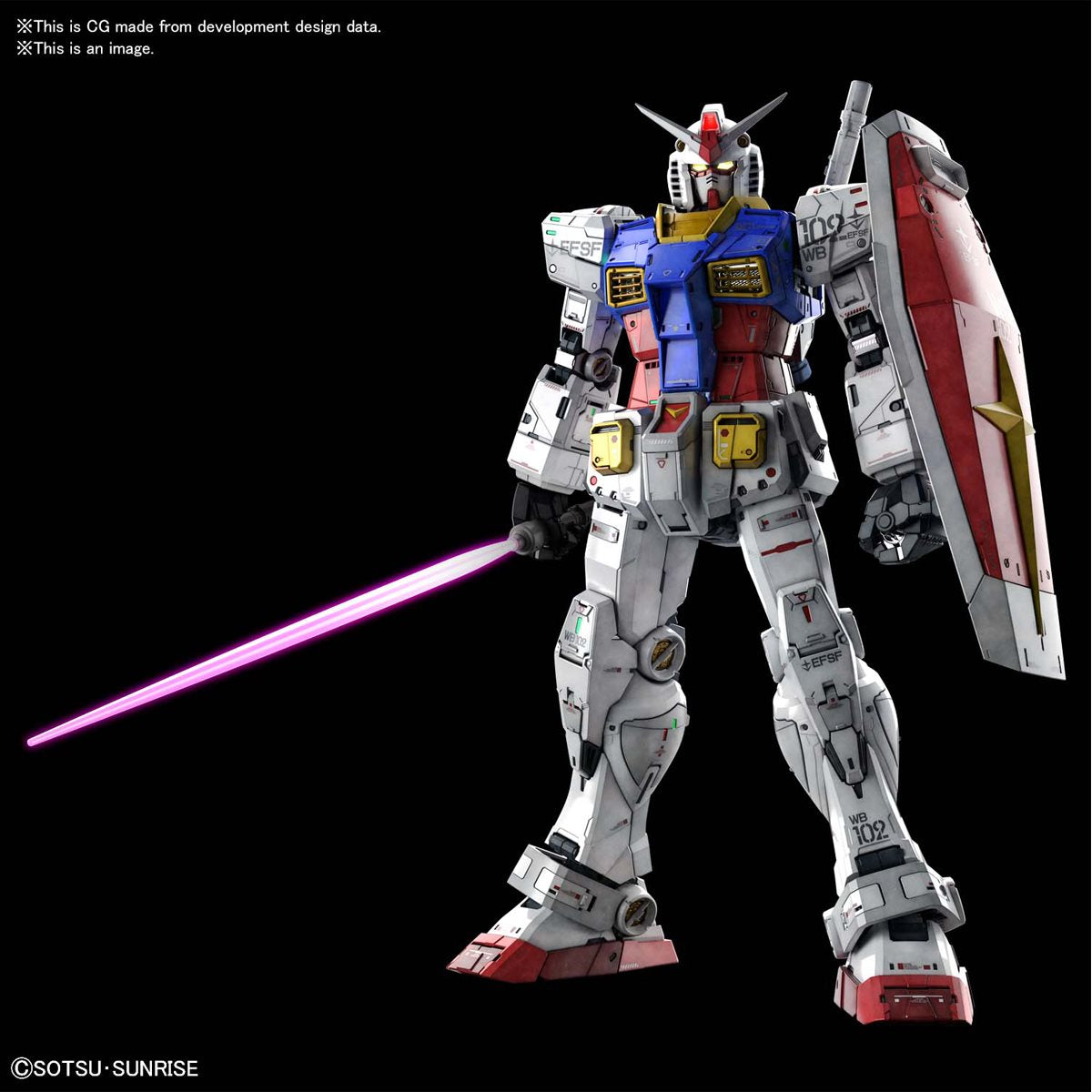 Mobile Suit Gundam RX-78-2 Gundam Perfect Grade Unleashed 1:60 Scale Model Kit