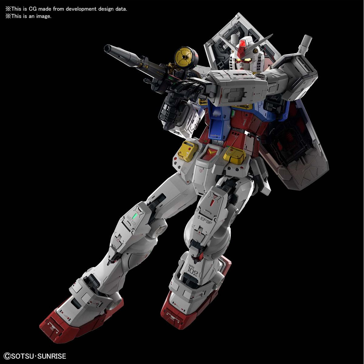 Mobile Suit Gundam RX-78-2 Gundam Perfect Grade Unleashed 1:60 Scale Model Kit