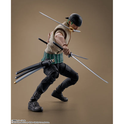 One Piece Netflix Series Roronoa Zoro S.H.Figuarts Action Figure