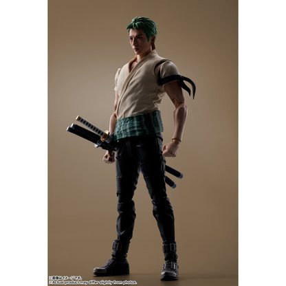 One Piece Netflix Series Roronoa Zoro S.H.Figuarts Action Figure