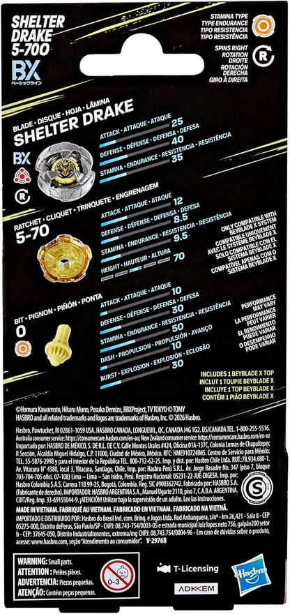 Beyblade X Shelter Drake 5-70O Booster Pack