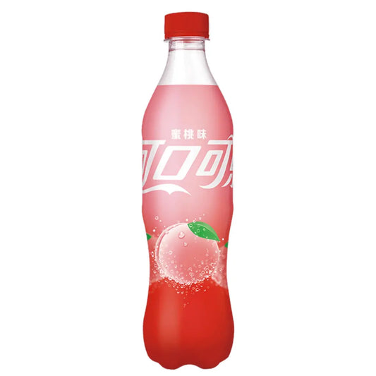 Coca-Cola Peach Flavor Bottled 500ML - 500ml