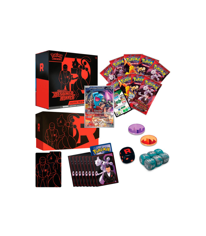 Destined Rivals Elite Trainer Box opened with accessories