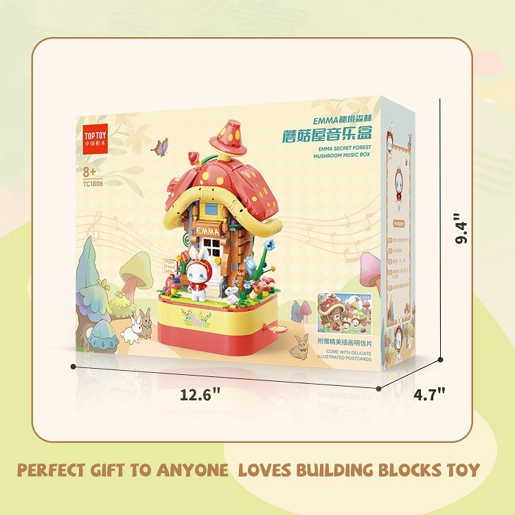 EMMA Mushroom House Building Blocks