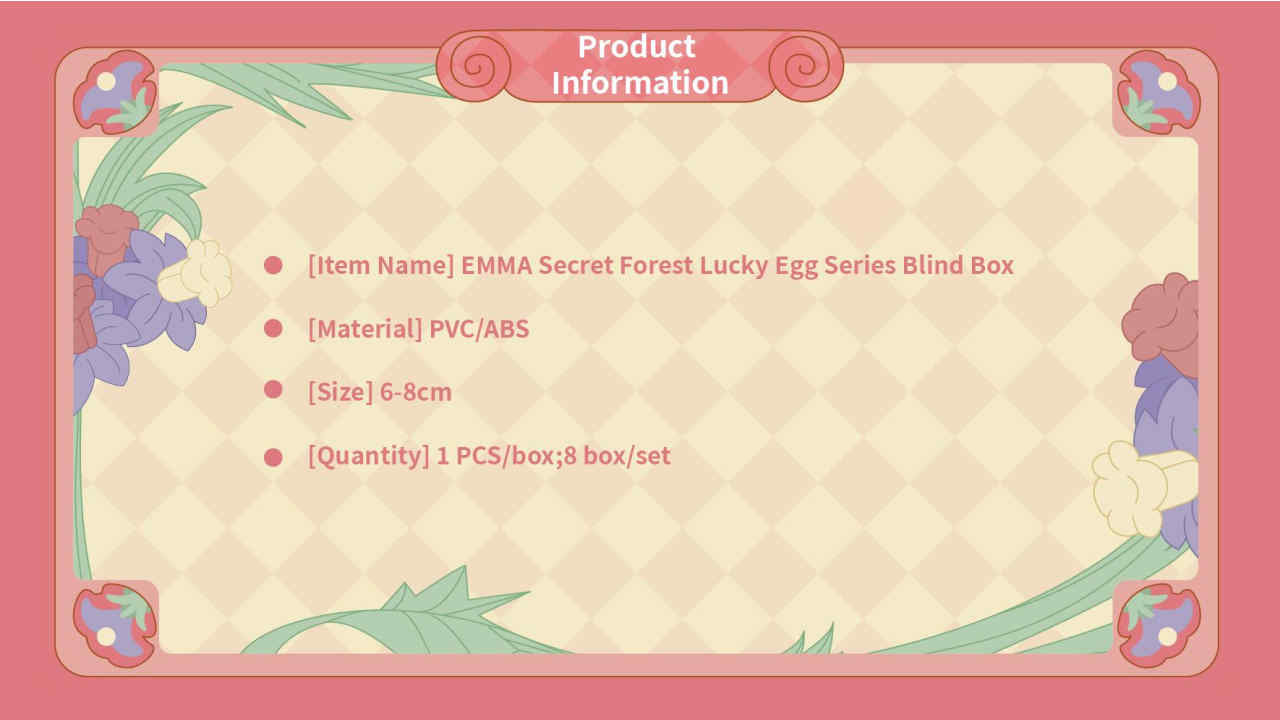 EMMA Unexplored Forest Lucky Egg Series