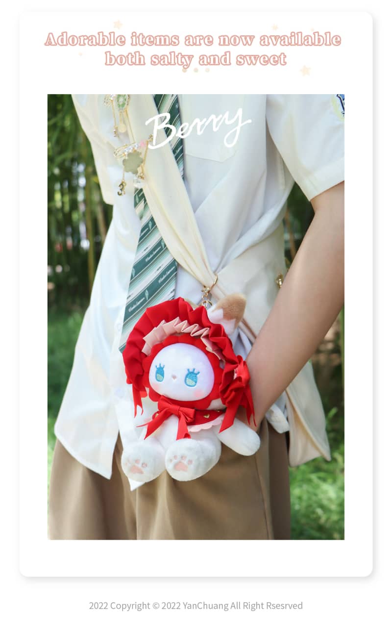 18 cm Cranberry Emma plush toy with key chains