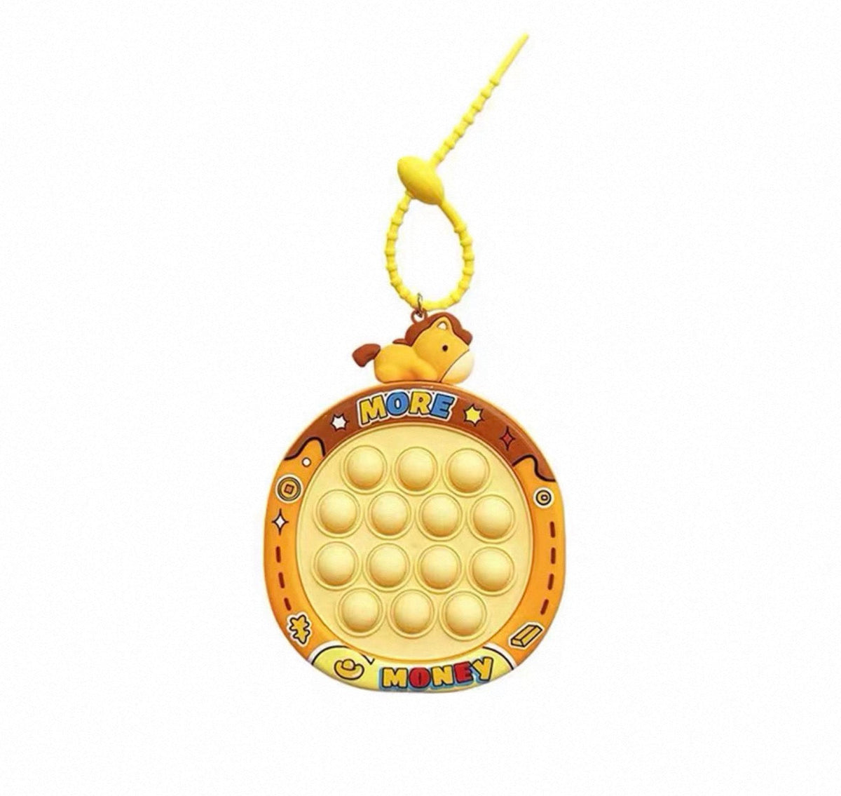 Cute Lion Pop It Fidget Toy Keychain