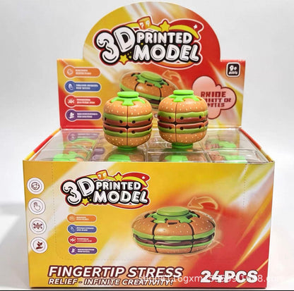 LL777 Printed Burger Fidget Toy