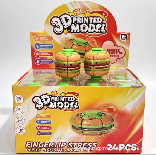 LL777 Printed Burger Fidget Toy