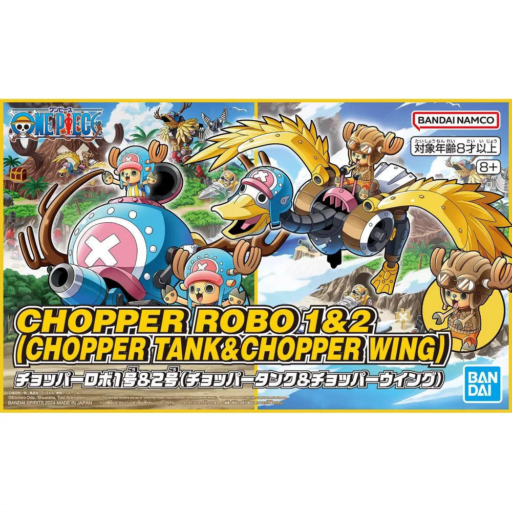 Bandai One Piece: Chopper Robo 1&2 (Tanque Chopper y Chopper Wing
