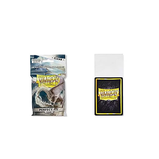 Dragon Shield Inner Sleeve Clear Standard Size 100 ct Card Sleeves Individual Pack