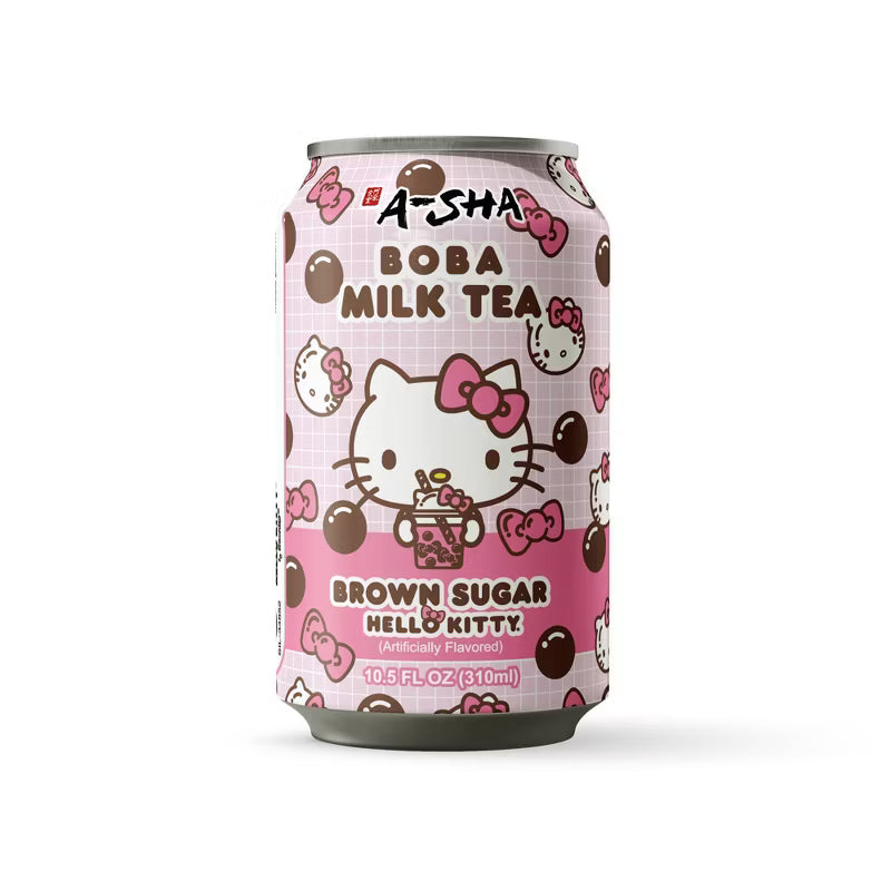 A-Sha Hello Kitty Boba Can - Brown Sugar10.5fl.oz(310ml)