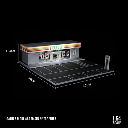 MoreArt Convenience Store "7-Eleven" Diorama 1:64 MO941102