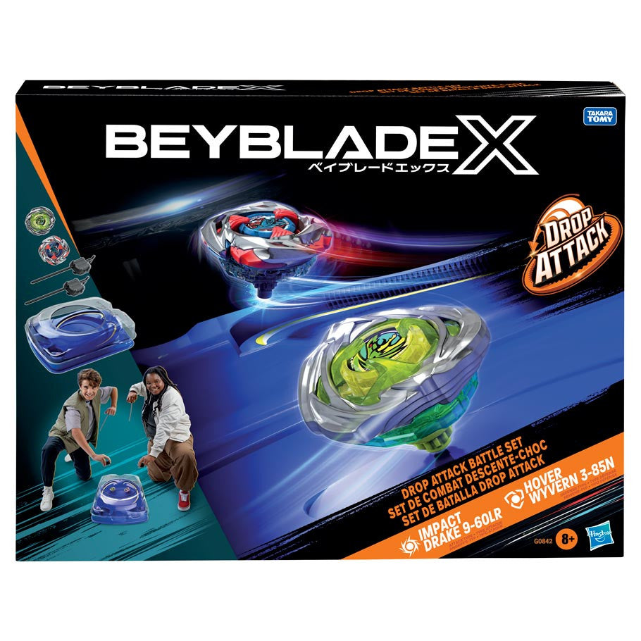 Beyblade X Drop Attack Battle Set – Impact Drake vs Hover Wyvern
