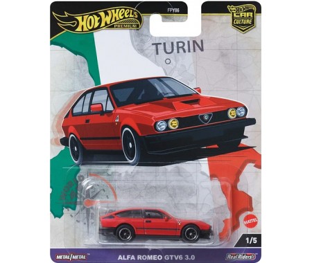 HOT WHEELS ALFA ROMEO GTV6 3.0 - WORLD TOUR 1/5