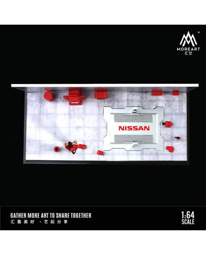 MoreArt 1/64 AUTOMOBILE REPAIR WORK SHOP Nissan MO641077