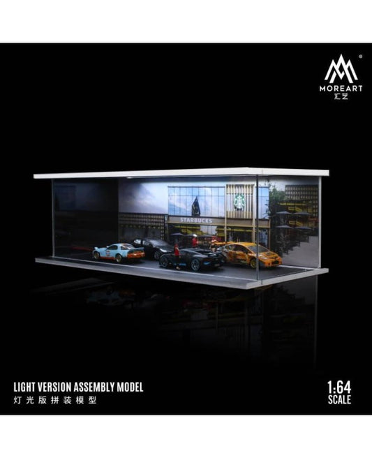 MoreArt 1/64 PARKING LOT SCENE Starbucks MO914201