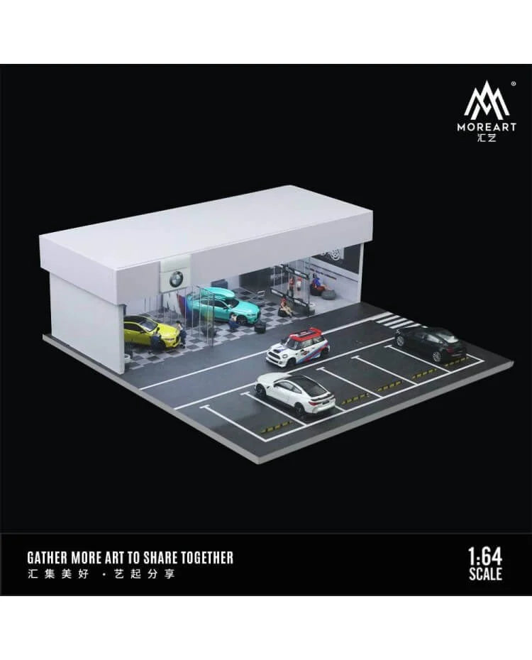 MoreArt Diorama BMW Modification Shop 1:64