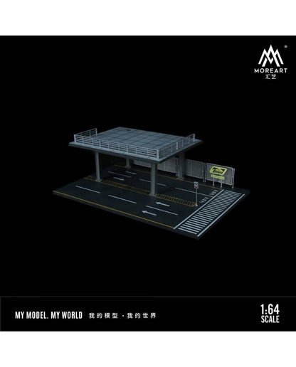 MoreArt 1/64 Repair SHOP Scene Model MO923001 Three-dimensional steel frame platform