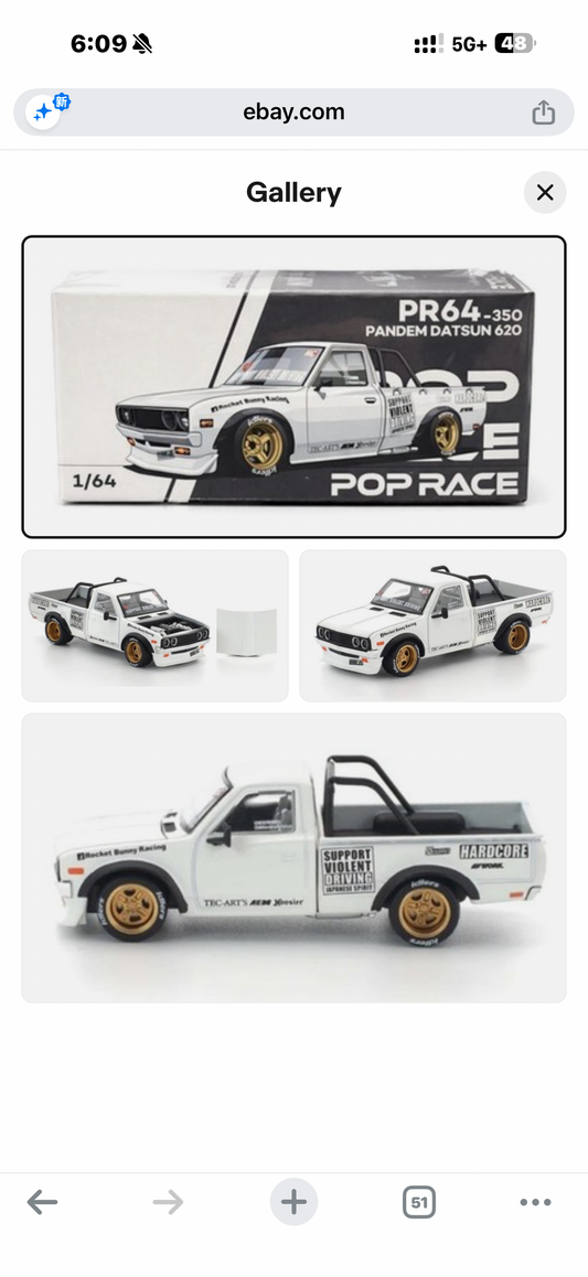 POP RACE PANDEM DATSUN 620 PR64-350 2026
