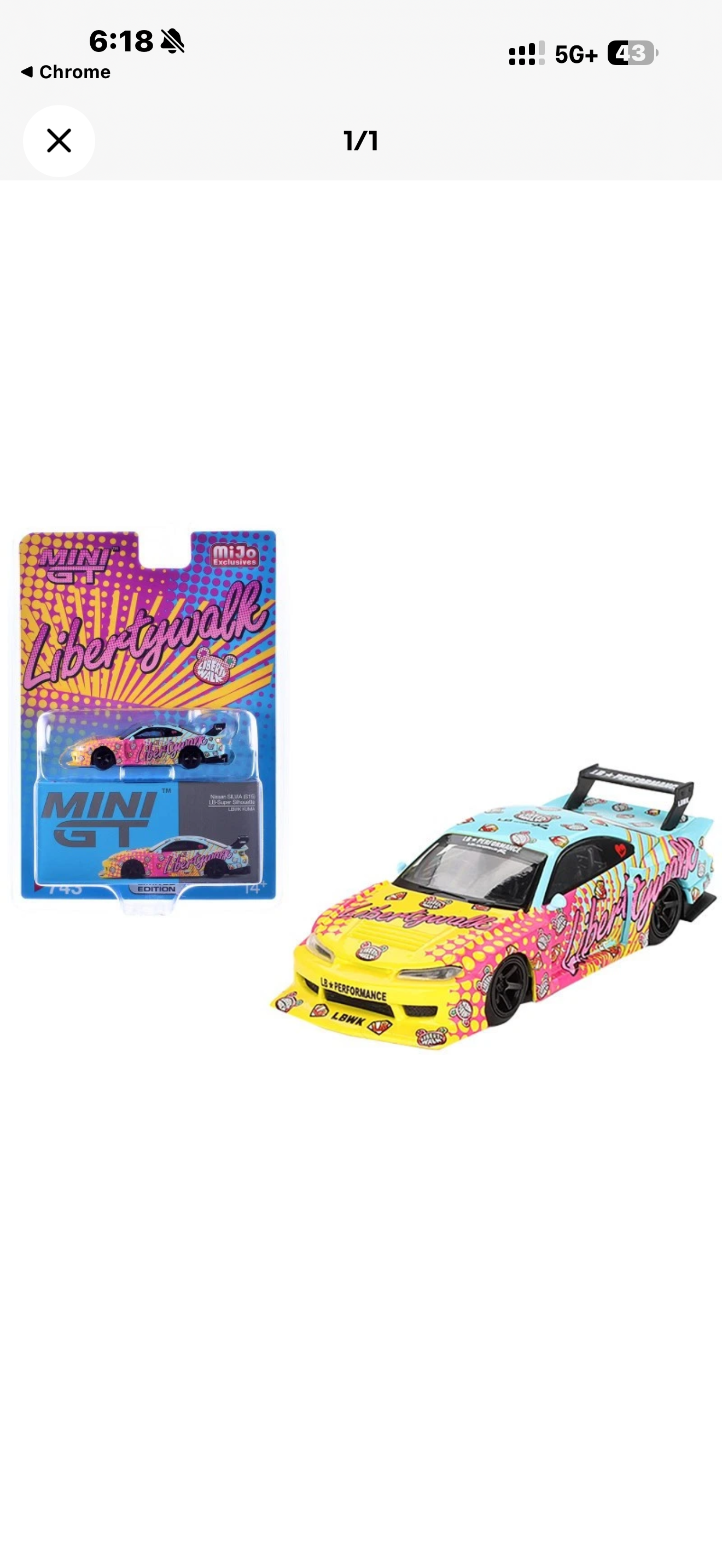 Mini GT 1:64 LB-Silhouette Works GT Nissan 35GT-RR Ver.1 LBWK KUMA MGT00743
