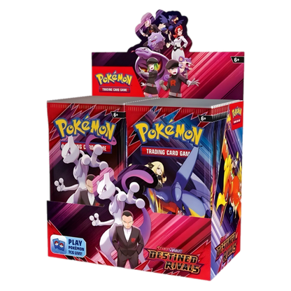 Destined Rivals sealed booster display