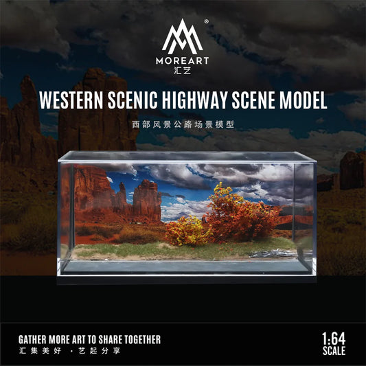 MoreArt 1:64 Western Scenic Highway Scene Model