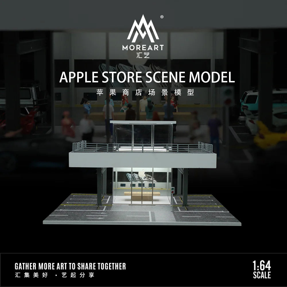 MoreArt 1:64 Apple Store Scene Model MO936208