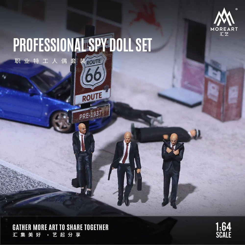 MoreArt 1:64 Professional Spy Doll Set MO223031