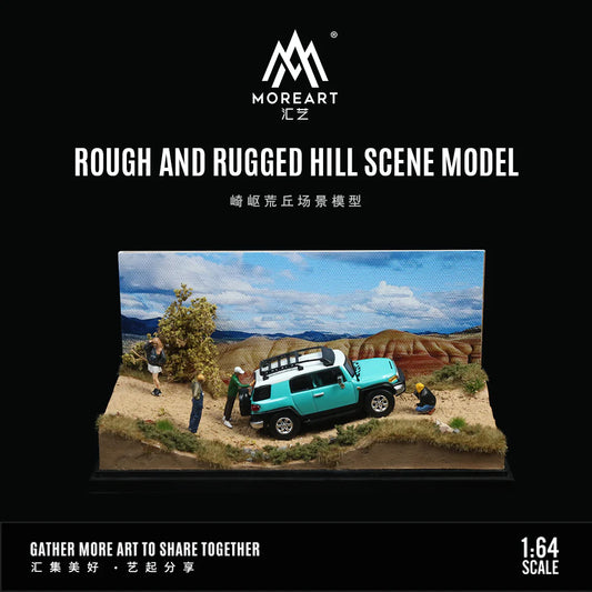 MoreArt 1:64 ROUGH AND RUGGED HILL SCENE MODEL