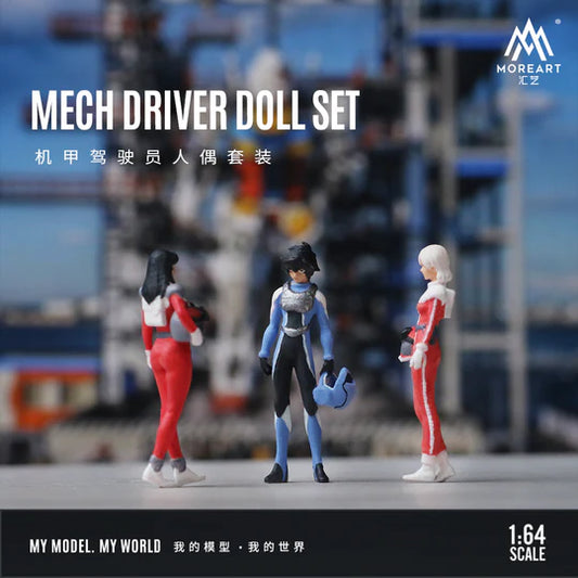 MoreArt 1:64 MECH Driver Doll
