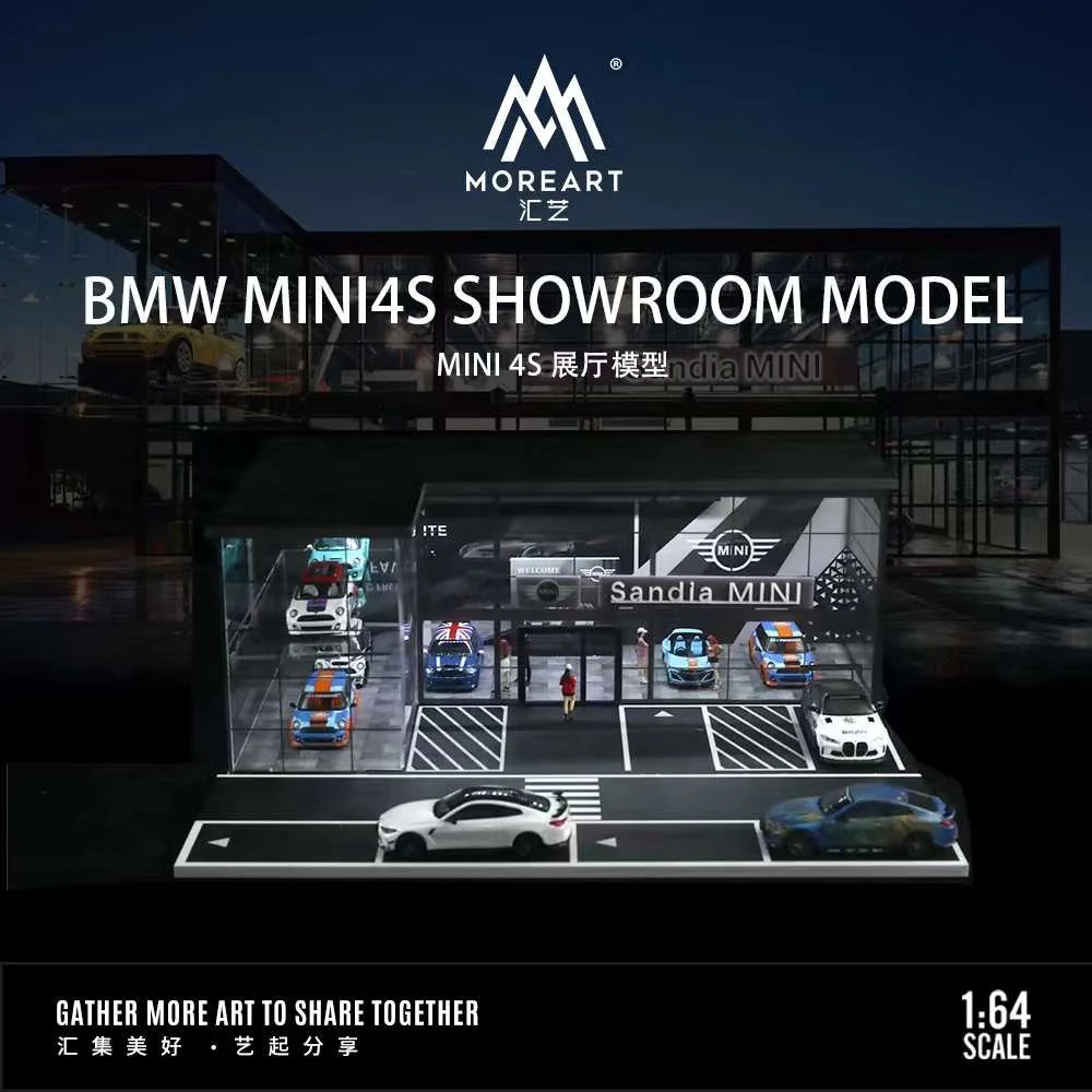 MoreArt 1:64 BMW MINI4S SHOWROOM MODEL MO936005