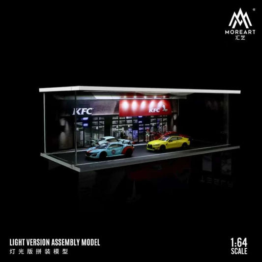 MoreArt 1:64 Parking Lot Scene Model KFC
