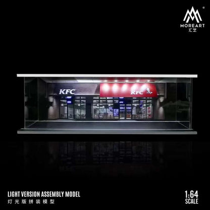 MoreArt 1:64 Parking Lot Scene Model KFC