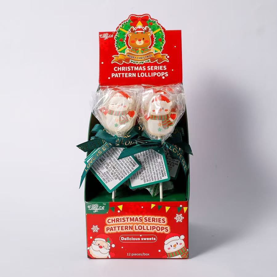 Snowman Pattern Lollipop